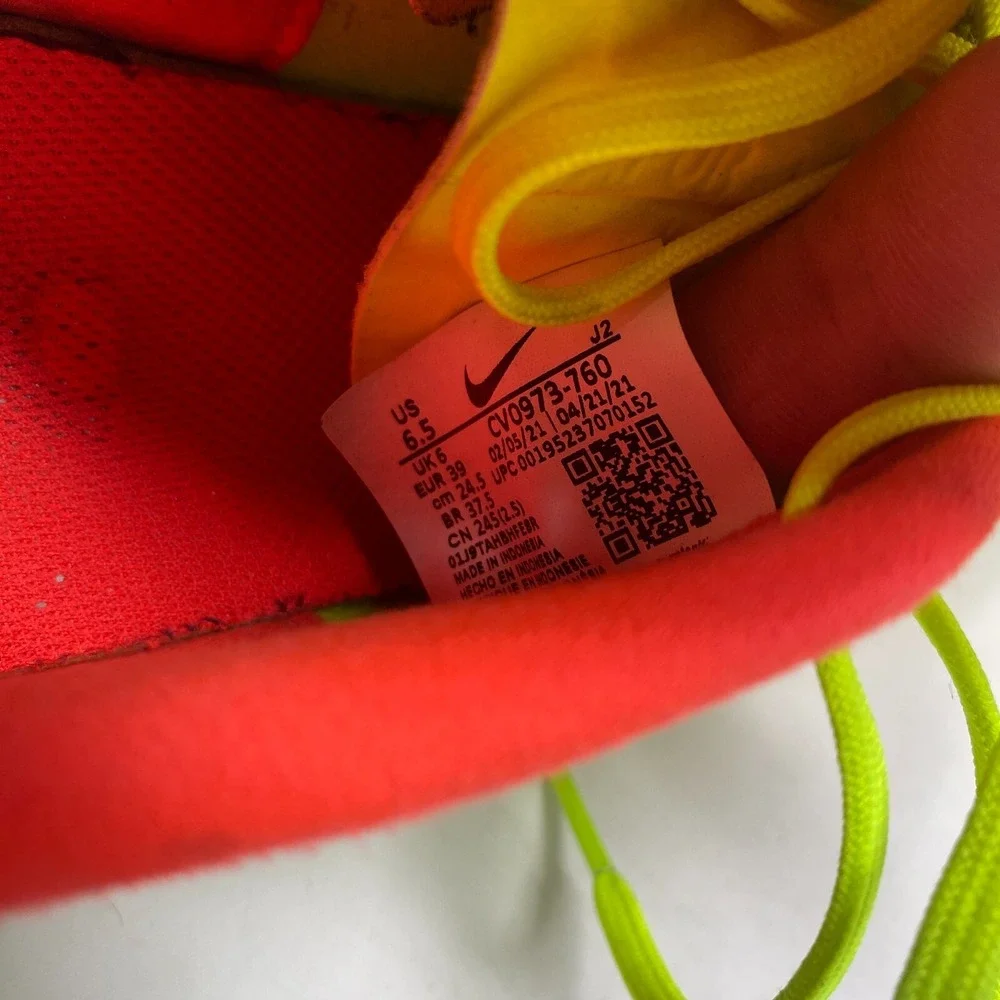 Nike Mercurial Vapor 14 Yellow Running Soccer Cleats CV0973-760 Men's Size‎ 6.5